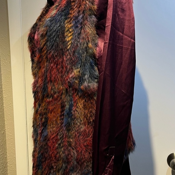 real rabbit furr vest and blouse set by Adore - Picture 6 of 16